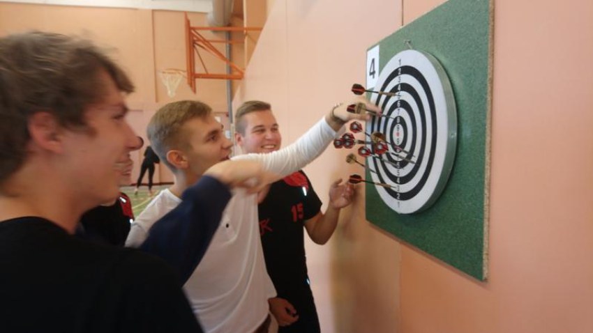 1.vieta sk ami sacensībās šautriņu mešanā, rudens 2019