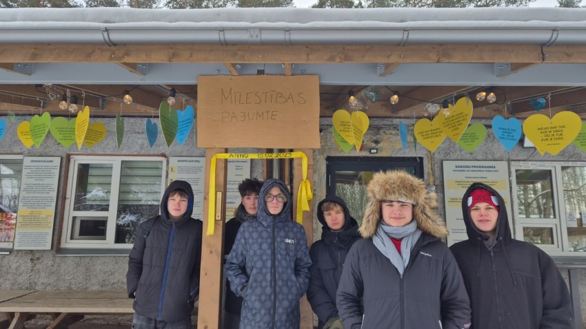 Audzēkņu viesošanās dzīvnieku patversmē Ulubelē
