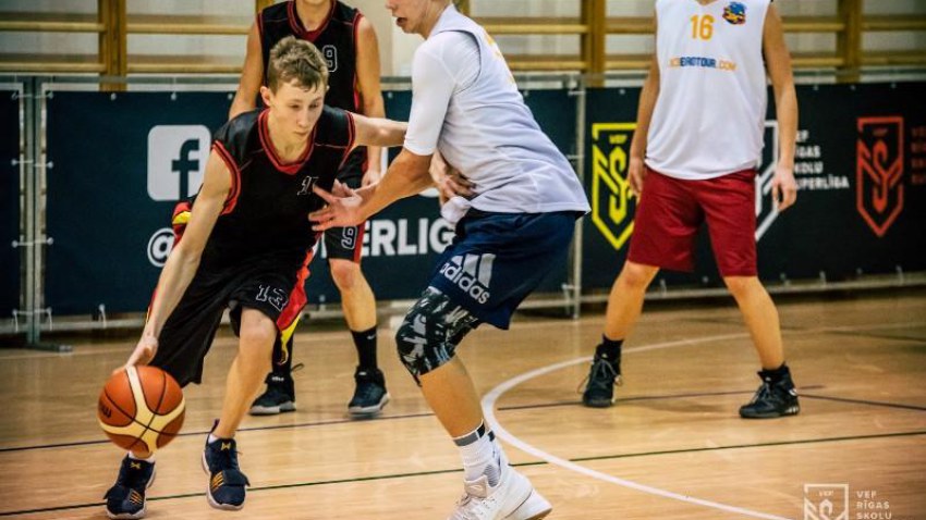 RTK basketbola komandas dalība VEF Rīgas skolu superlīgā